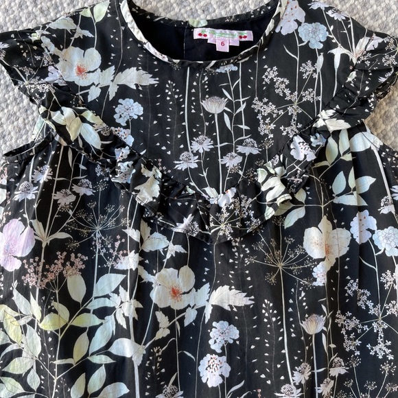 🖤🌸KIDS Bonpoint Floral Print Blouse🌸🖤 - Picture 2 of 4